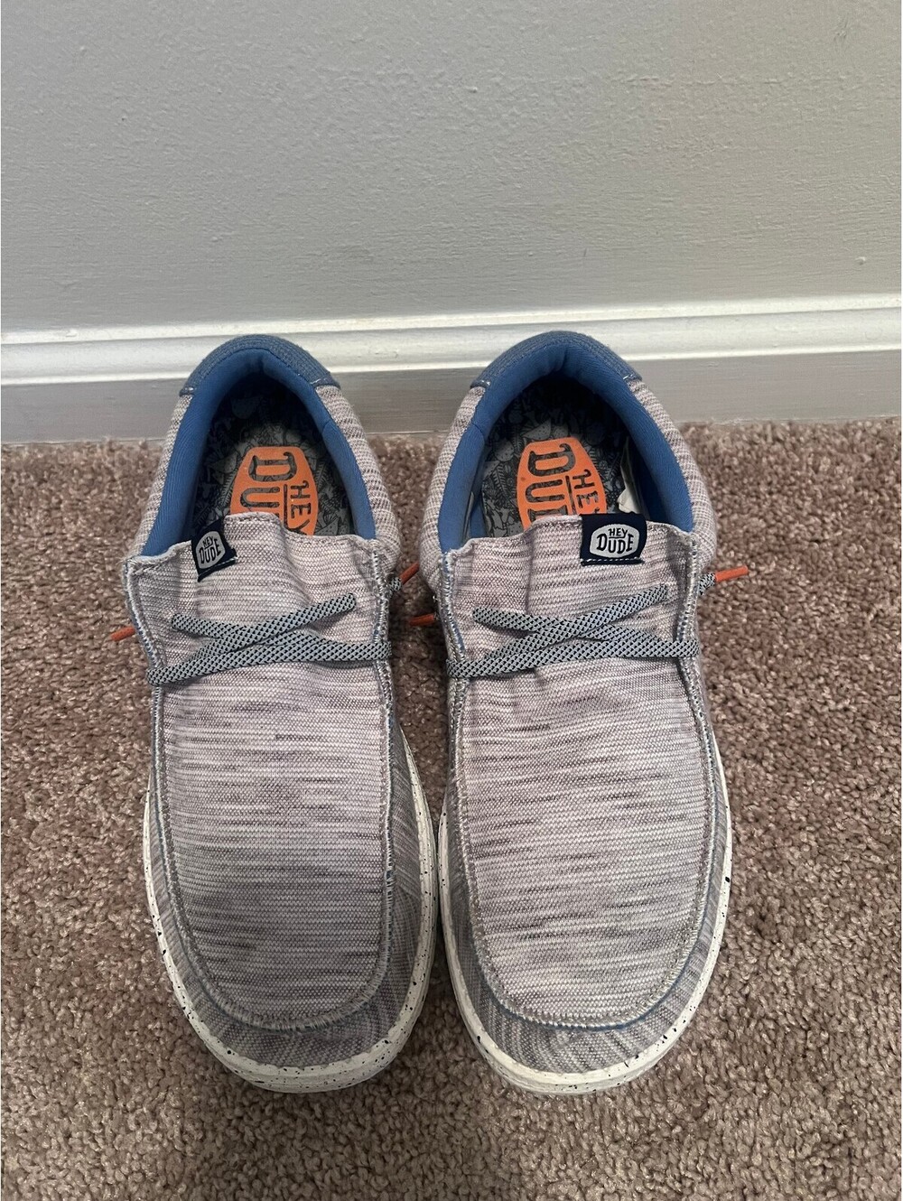 Hey Dude Wally Jersey mens shoes size 8